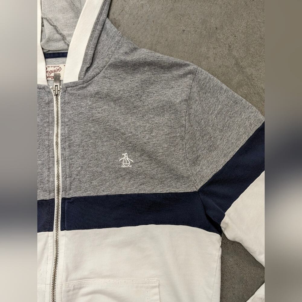 Original Penguin Color Blocked Hoodie, Medium